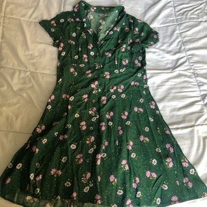 ASOS cap sleeve mini dress